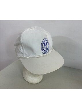 Vintage Artillery Hat Cap Trucker Snapback Adjustable White One Size